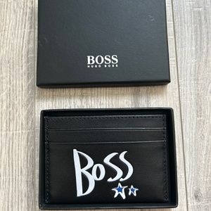 Designer Leather Credit Card Wallet